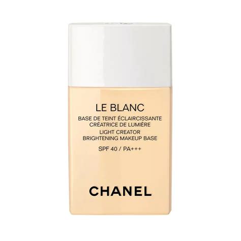 chanel le blanc primer mimosa|Light Creator Brightening Makeup Base Broad .